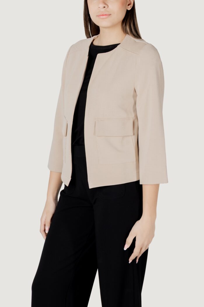 Giacchetto Street One silk look jacket Beige