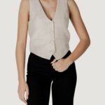 Gilet da completo Desigual chaleco_portland Beige chiaro - Foto 1