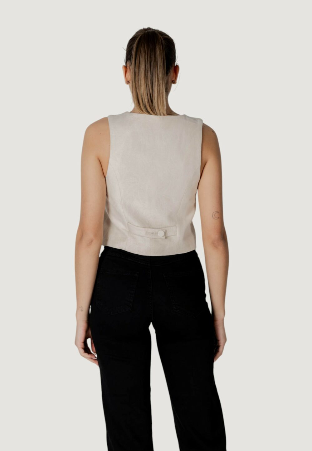 Gilet da completo Desigual chaleco_portland Beige chiaro - Foto 4