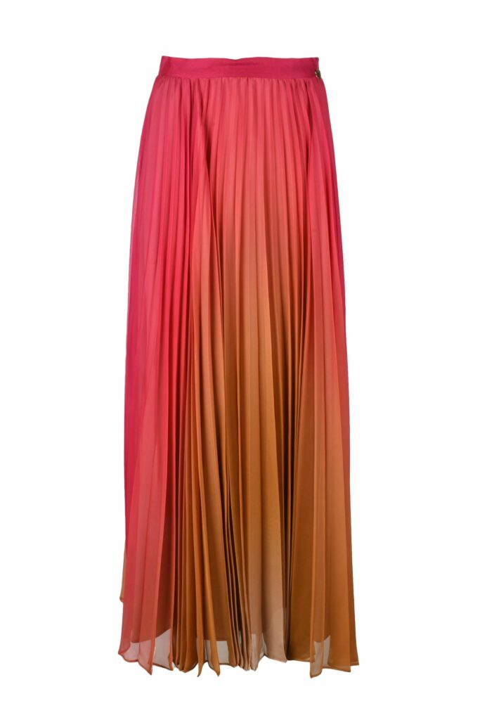 Gonna lunga TWIN SET  BEIGE/FUXIA