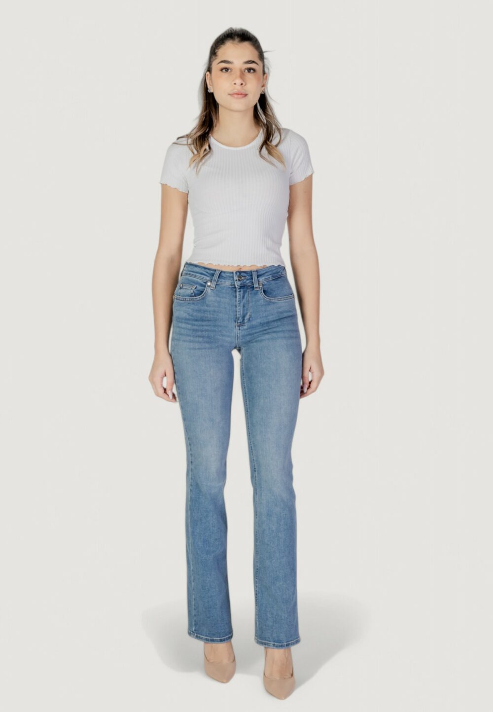 Jeans bootcut Liu-Jo up repot h.w. Denim - Foto 6