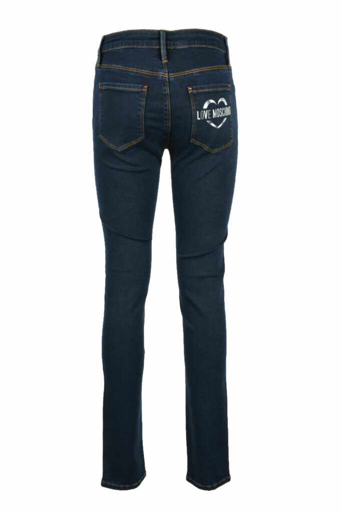 Jeans mom Love Moschino  Blu