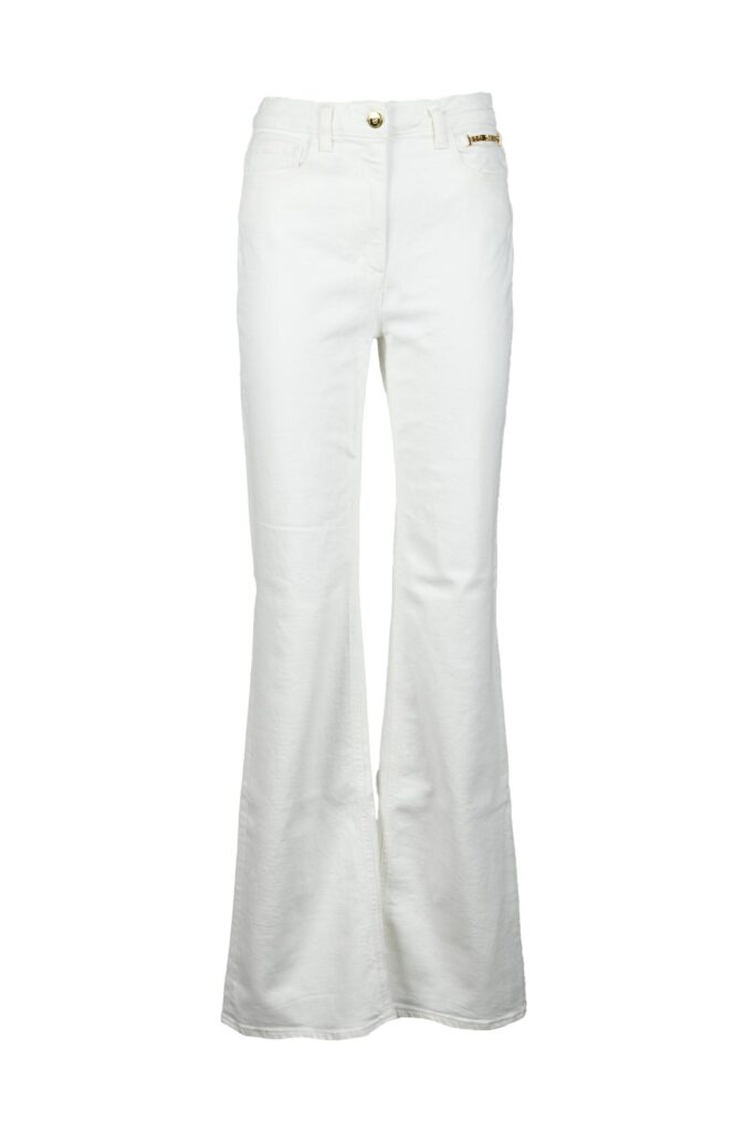 Jeans mom Elisabetta Franchi  Beige
