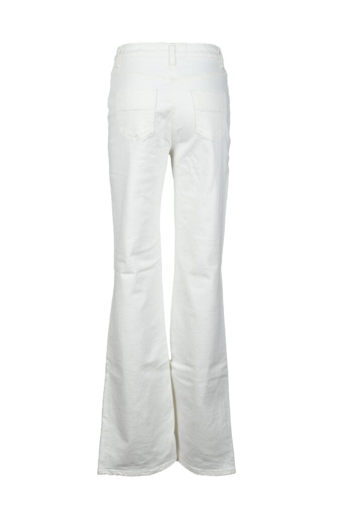 Jeans mom Elisabetta Franchi  Beige