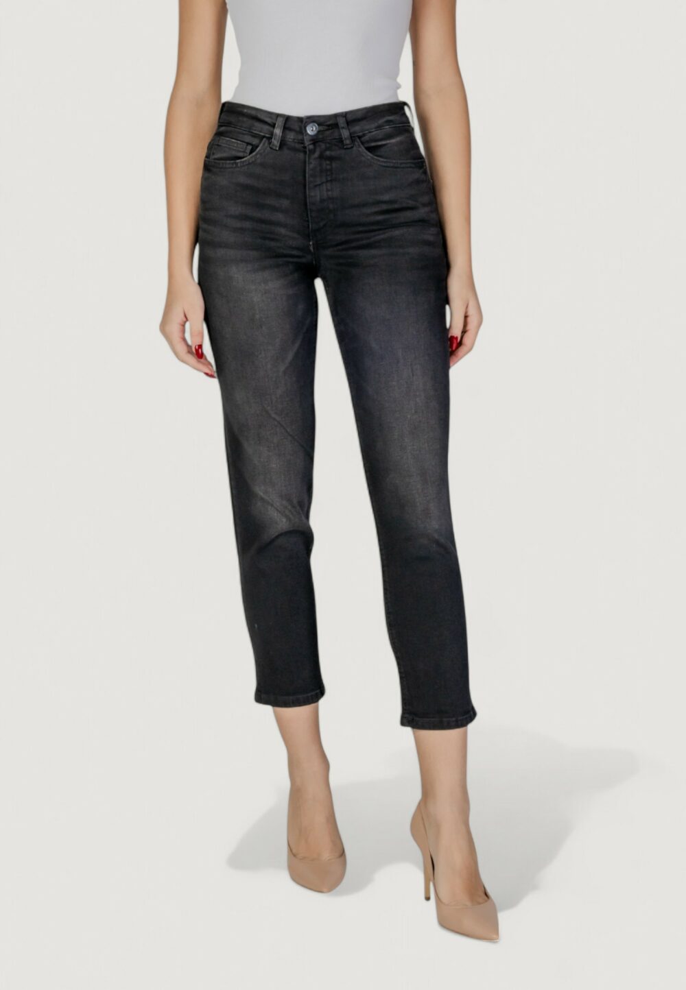 Jeans mom ICHI Black Jeans - Foto 1
