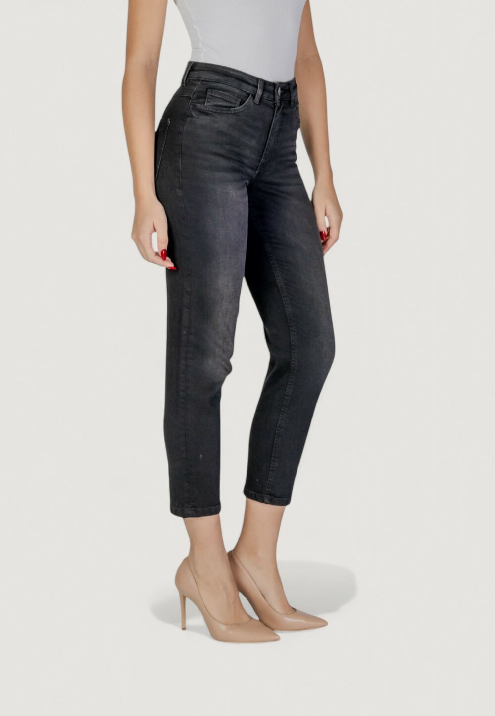 Jeans mom ICHI Black Jeans - Foto 3