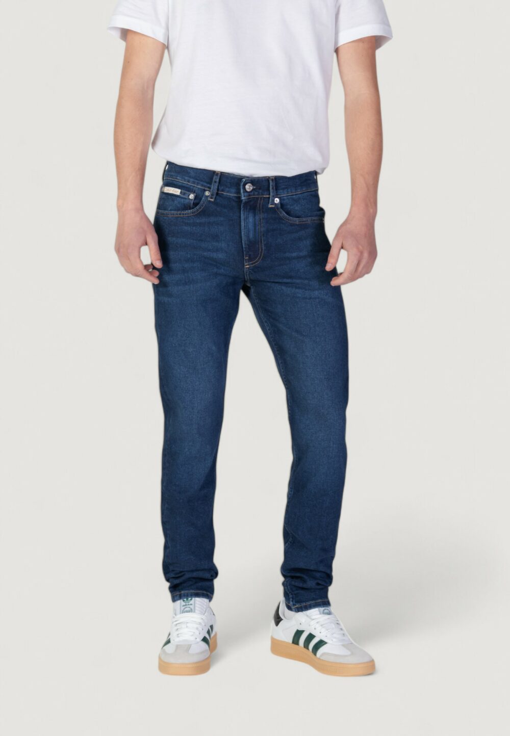 Jeans slim Calvin Klein Jeans Denim scuro - Foto 1