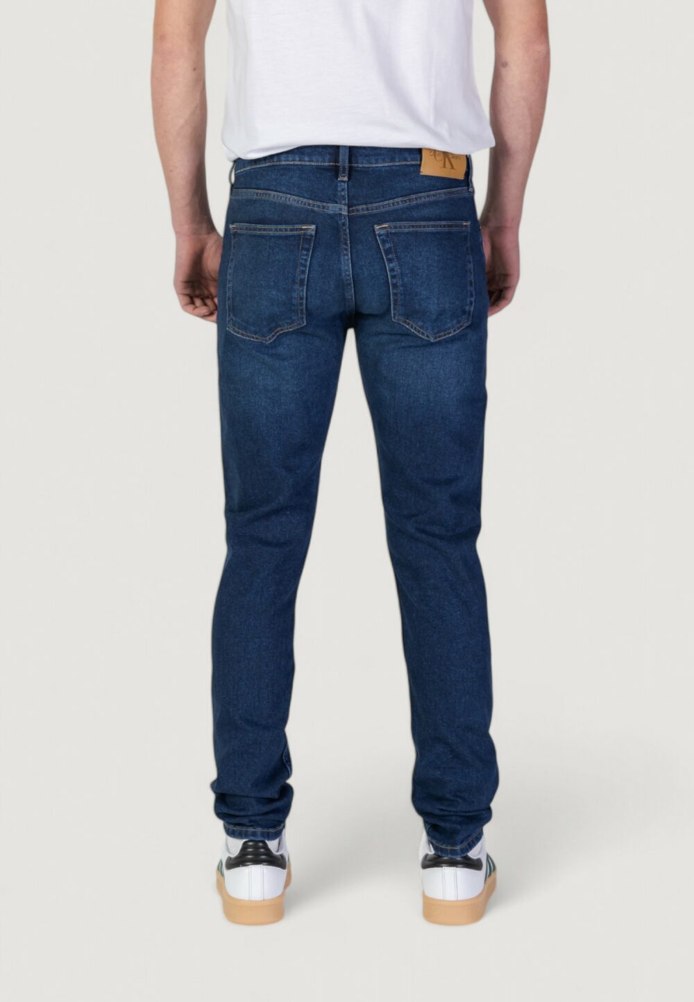 Jeans slim Calvin Klein Jeans Denim scuro - Foto 4