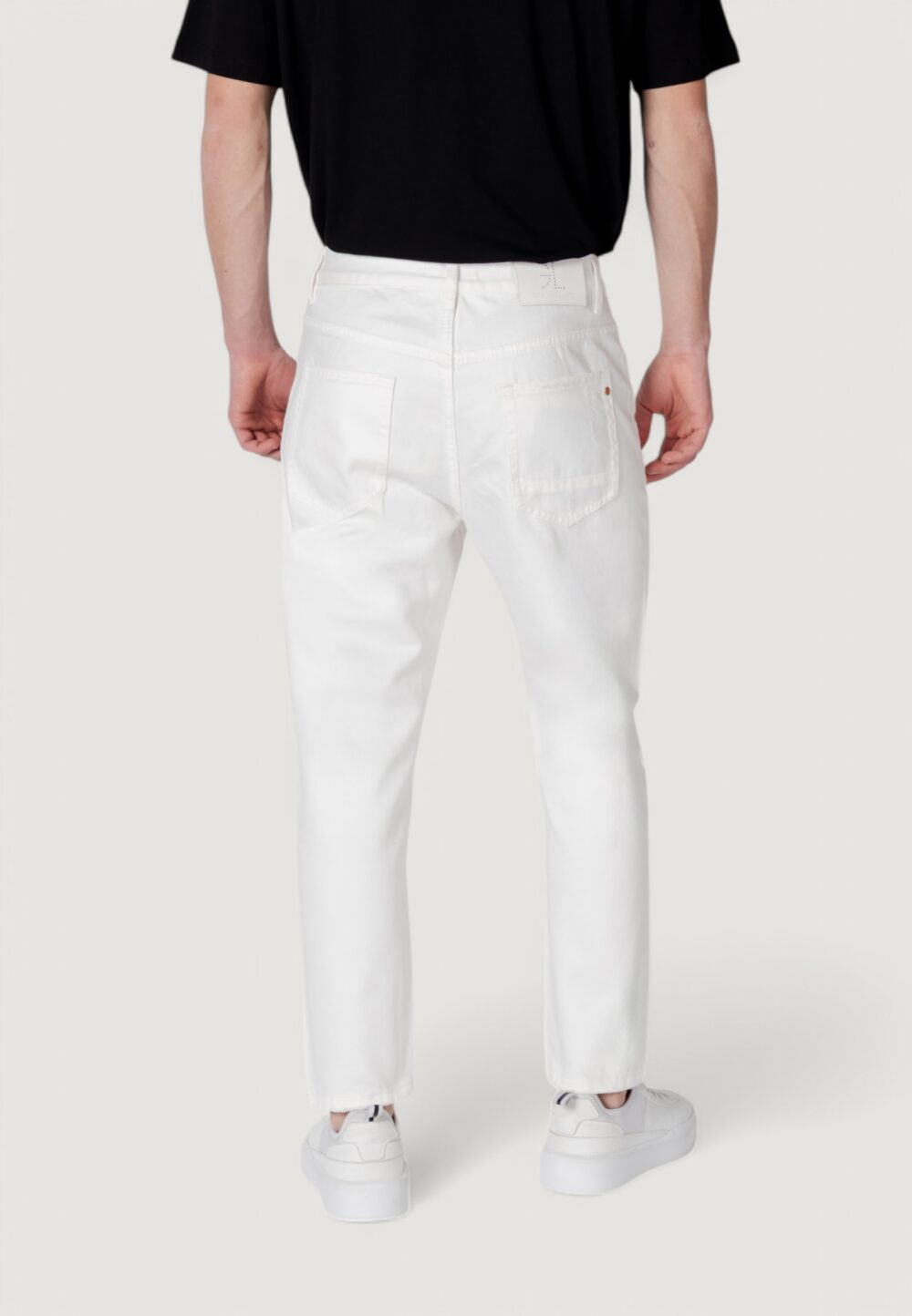 Jeans Tapered Gianni Lupo Bianco - Foto 4