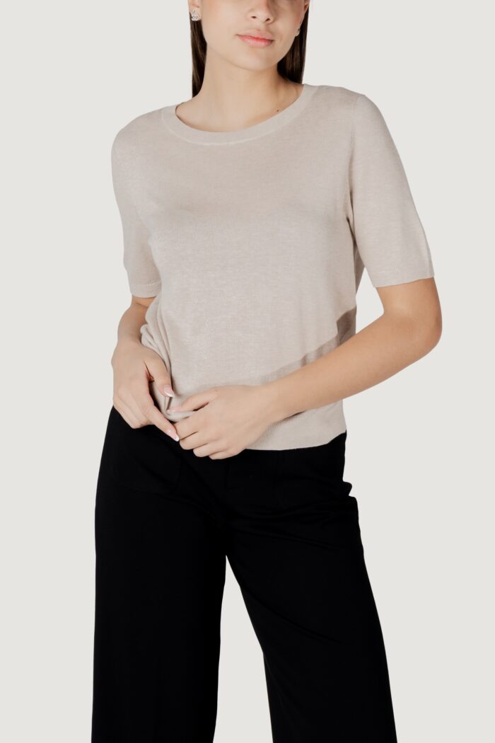 Maglia Street One ltd_qr_sweater half-sleeve Beige
