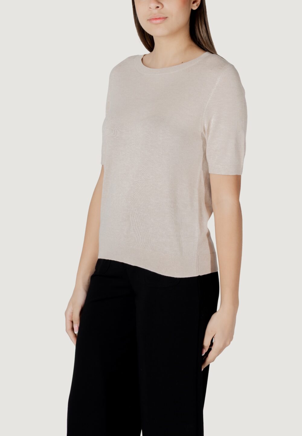 Maglia Street One ltd_qr_sweater half-sleeve Beige - Foto 2