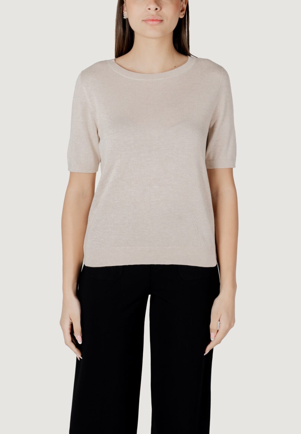 Maglia Street One ltd_qr_sweater half-sleeve Beige - Foto 5