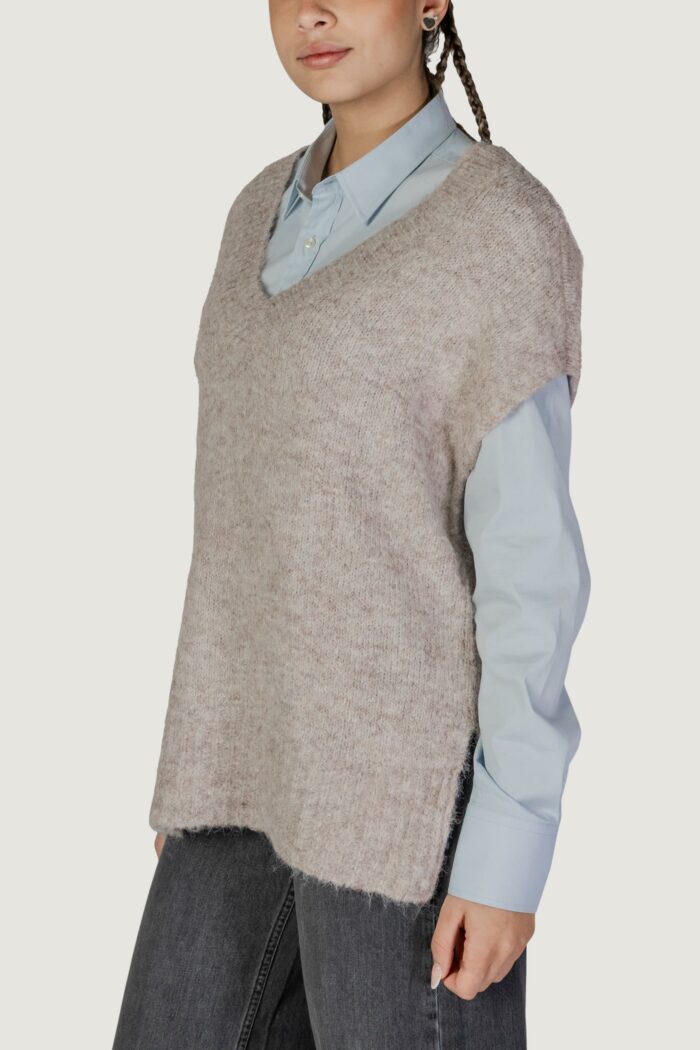 Maglione Vero Moda vmawsome sl Beige scuro