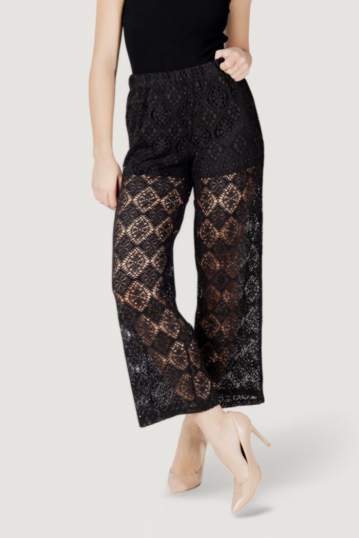 Pantaloni a palazzo Jacqueline de Yong jdyevas jrs atk Nero