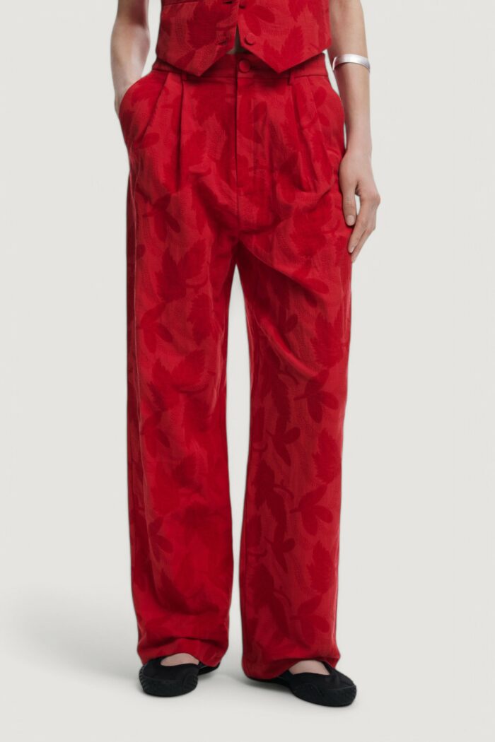 Pantaloni da completo  Desigual pant_suitrojo Rosso
