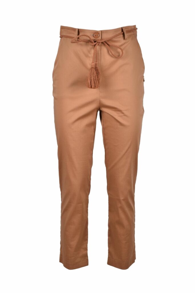 Pantaloni regular Patrizia Pepe  Marrone