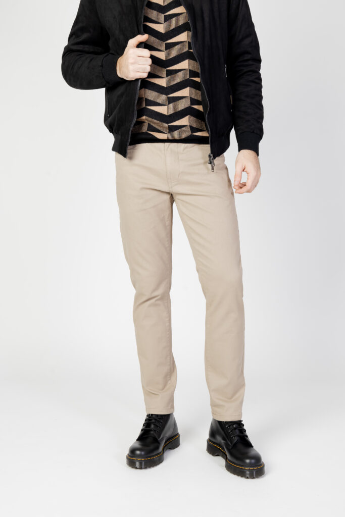 Pantaloni Borghese 3wpaz3 tw31 Beige chiaro