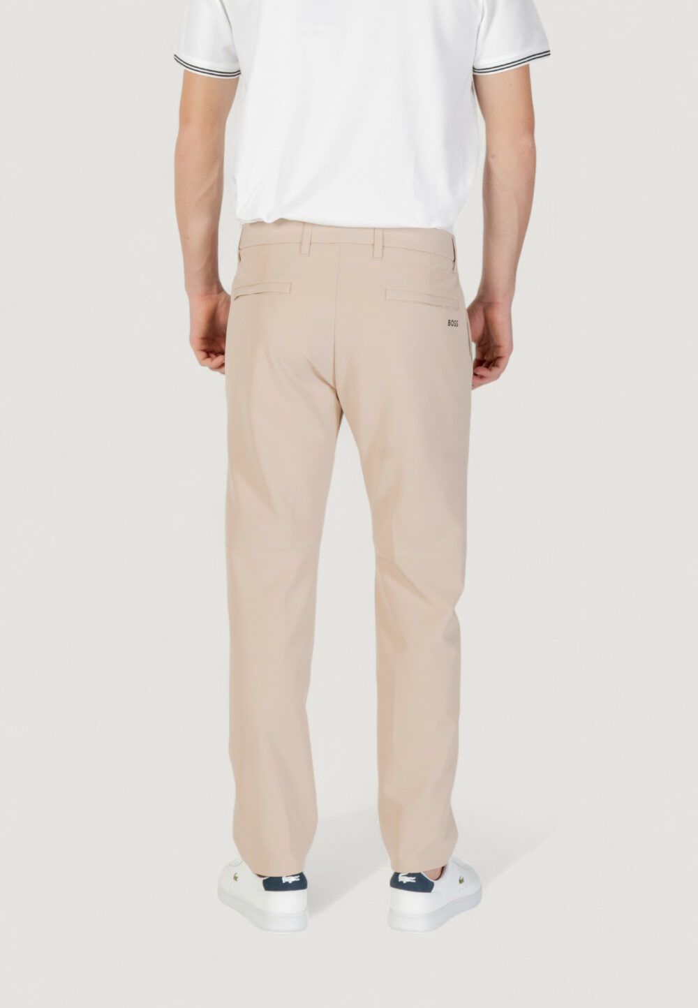 Pantaloni slim Boss t_commuter-slim 10268853 01 Beige - Foto 4