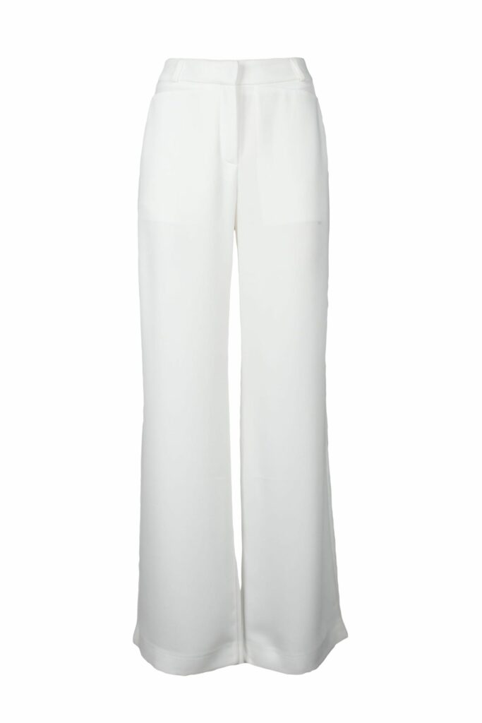 Pantaloni regular COSTUME NATIONAL CONTEMPORARY  Bianco
