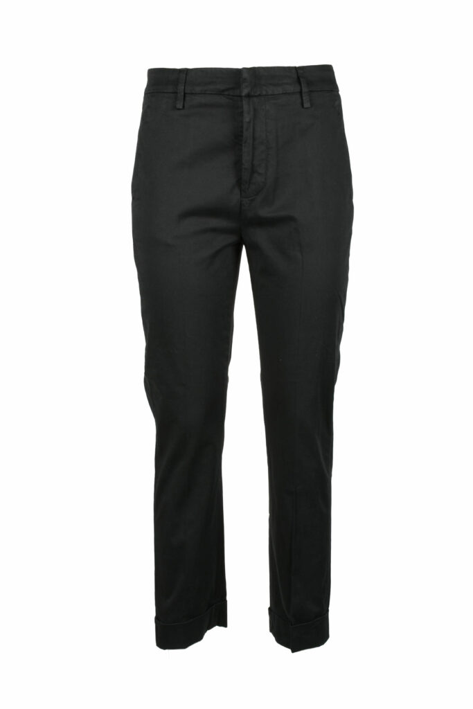 Pantaloni regular Dondup  Nero