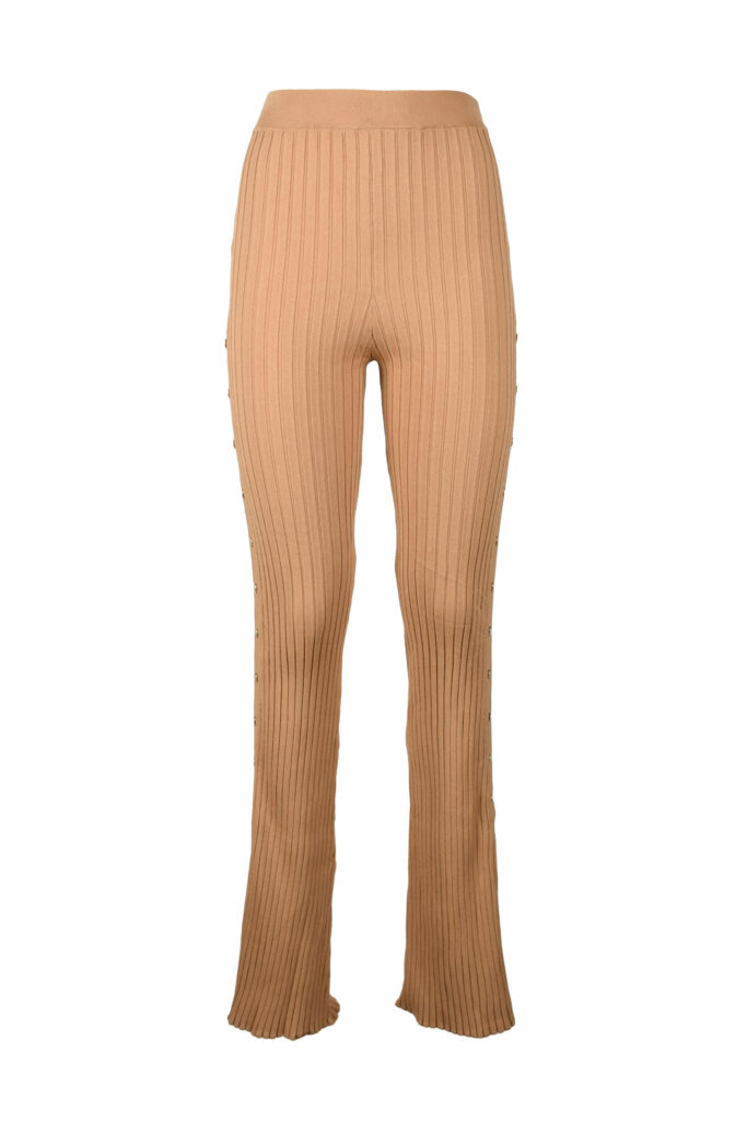 Pantaloni regular Elisabetta Franchi  Beige scuro