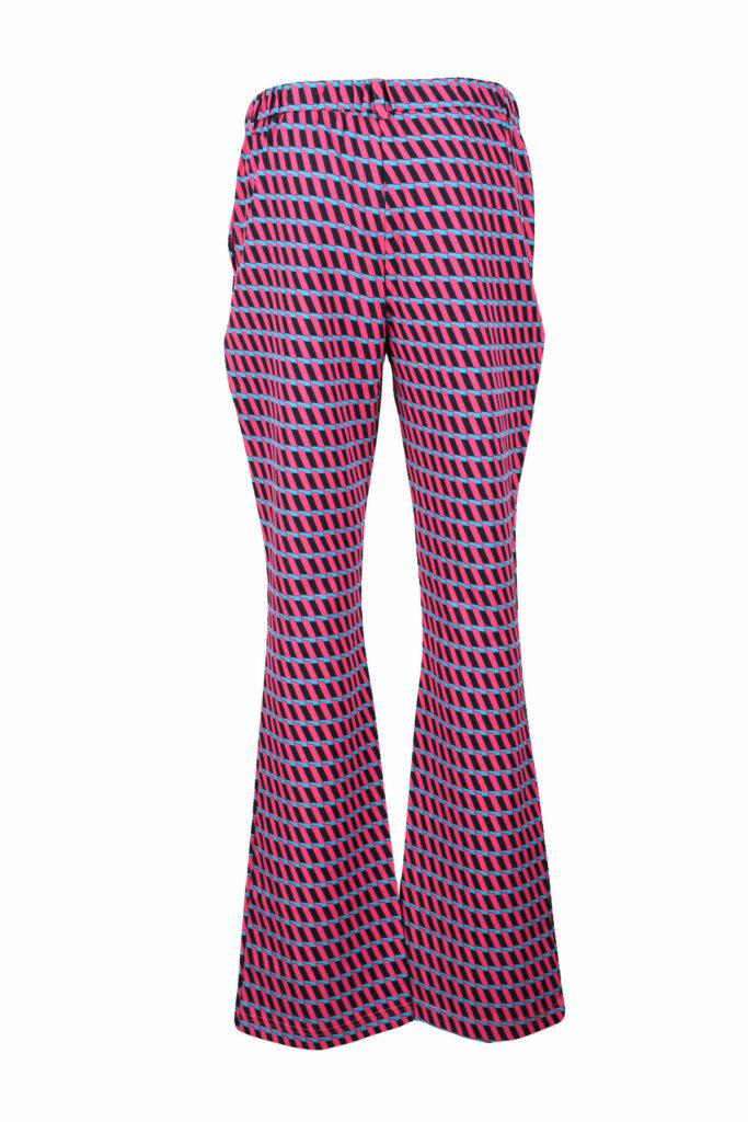 Pantaloni regular Only  Blu/Fuxia