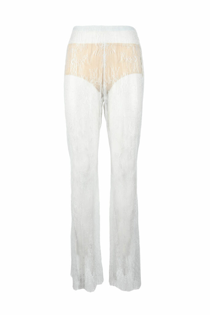 Pantaloni regular Patrizia Pepe  Bianco