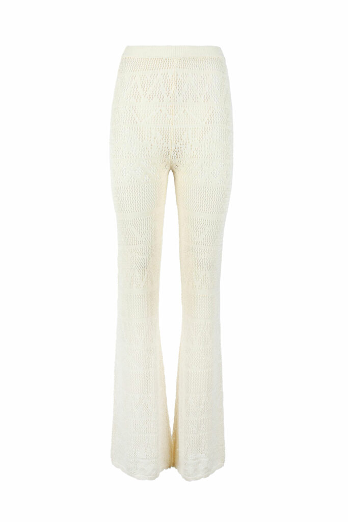 Pantaloni regular Patrizia Pepe  Bianco