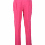 Pantaloni regular Patrizia Pepe Fuxia - Foto 1