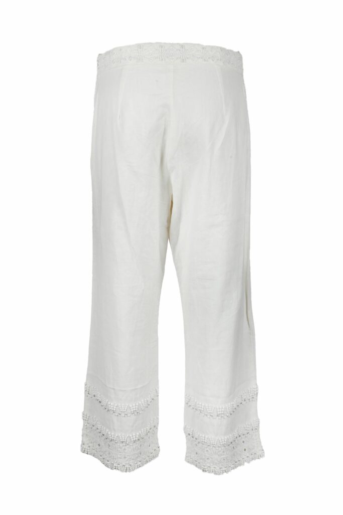 Pantaloni regular TWIN SET  Bianco