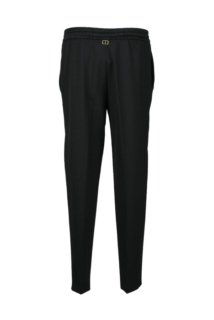 Pantaloni regular TWIN SET  Nero
