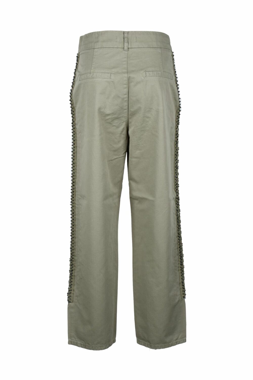 Pantaloni regular TWIN SET Verde - Foto 2