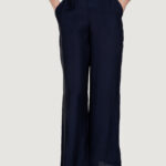 Pantaloni regular Vero Moda vmjosie hw wide pant wvn ga Nero - Foto 1