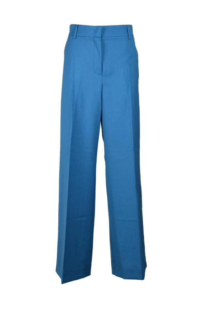 Pantaloni regular WEEKEND MAXMARA  Petrolio