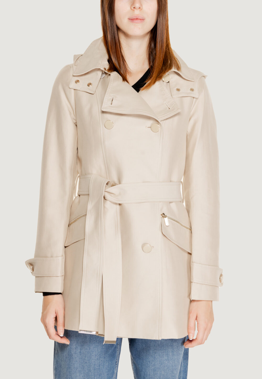 Parka Morgan De Toi Beige chiaro - Foto 1