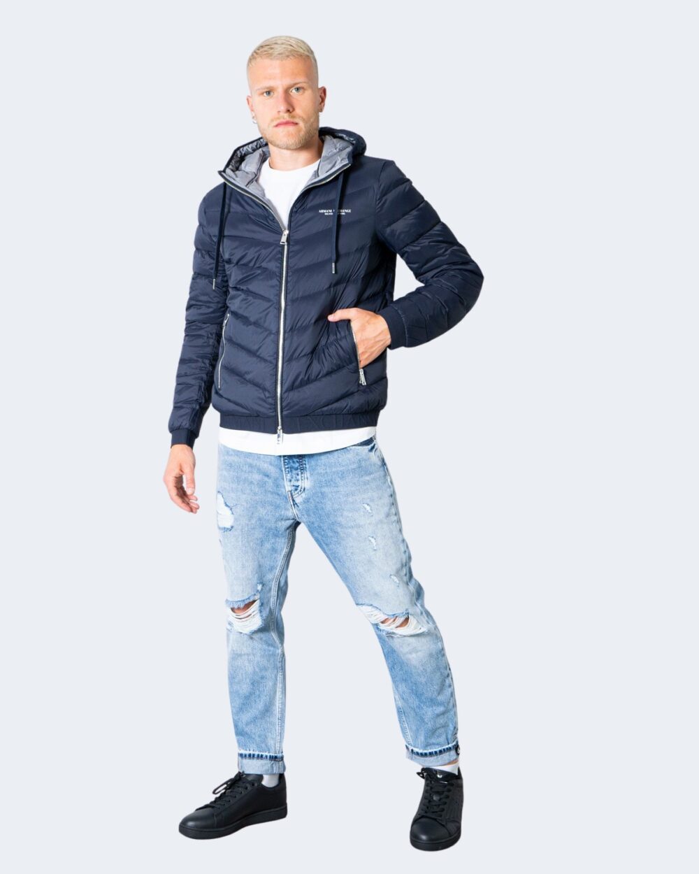 Piumino Armani Exchange Blu - Foto 2