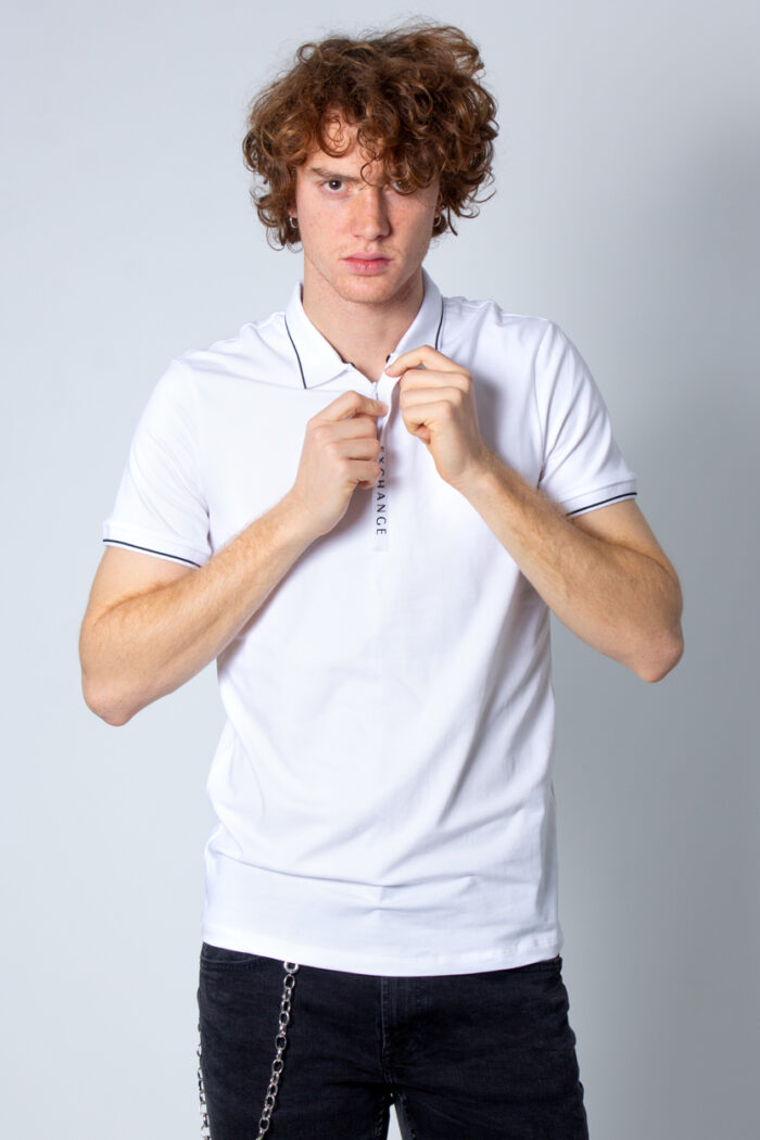 Polo manica corta Armani Exchange  Bianco