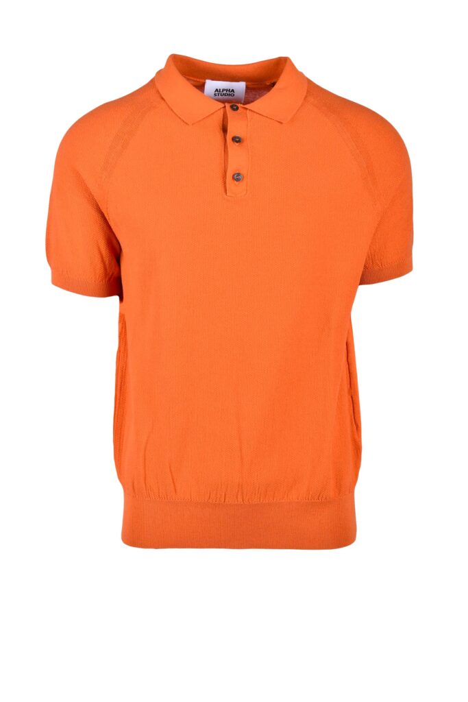 Polo manica corta ALPHA  Arancione