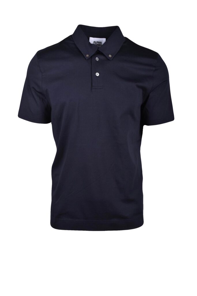 Polo manica corta ALPHA  Blu