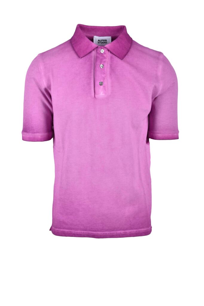 Polo manica corta ALPHA  Viola