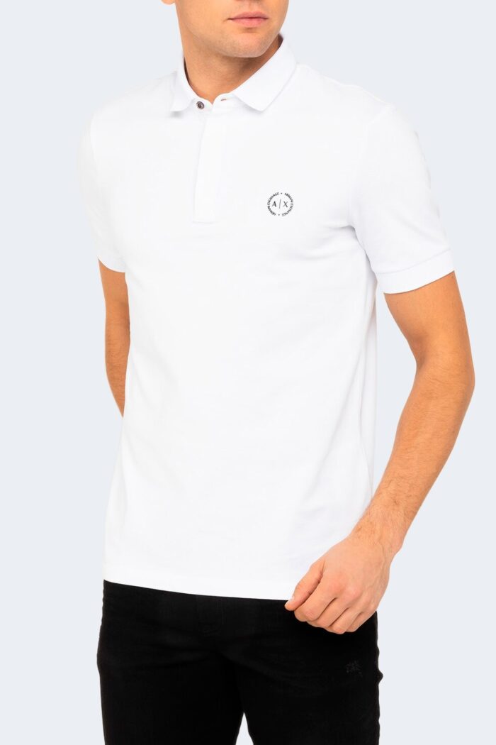 Polo manica corta Armani Exchange  Bianco
