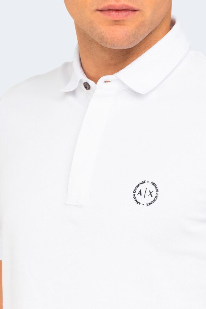 Polo manica corta Armani Exchange  Bianco