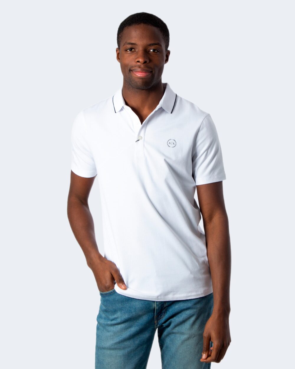 Polo manica corta Armani Exchange Bianco - Foto 1
