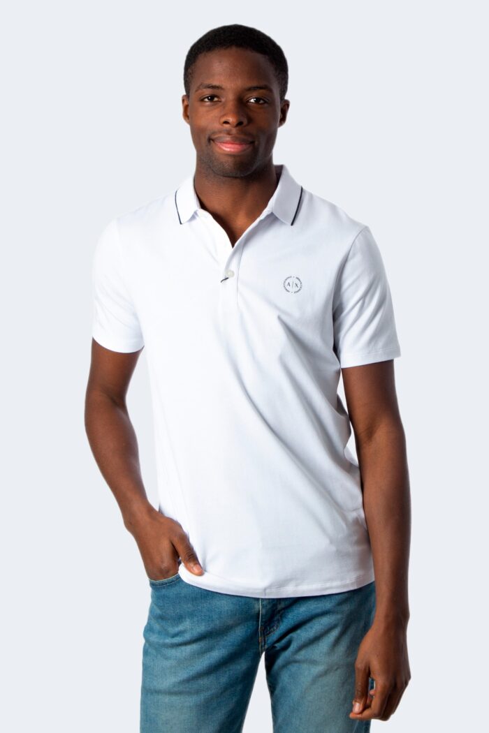 Polo manica corta Armani Exchange  Bianco