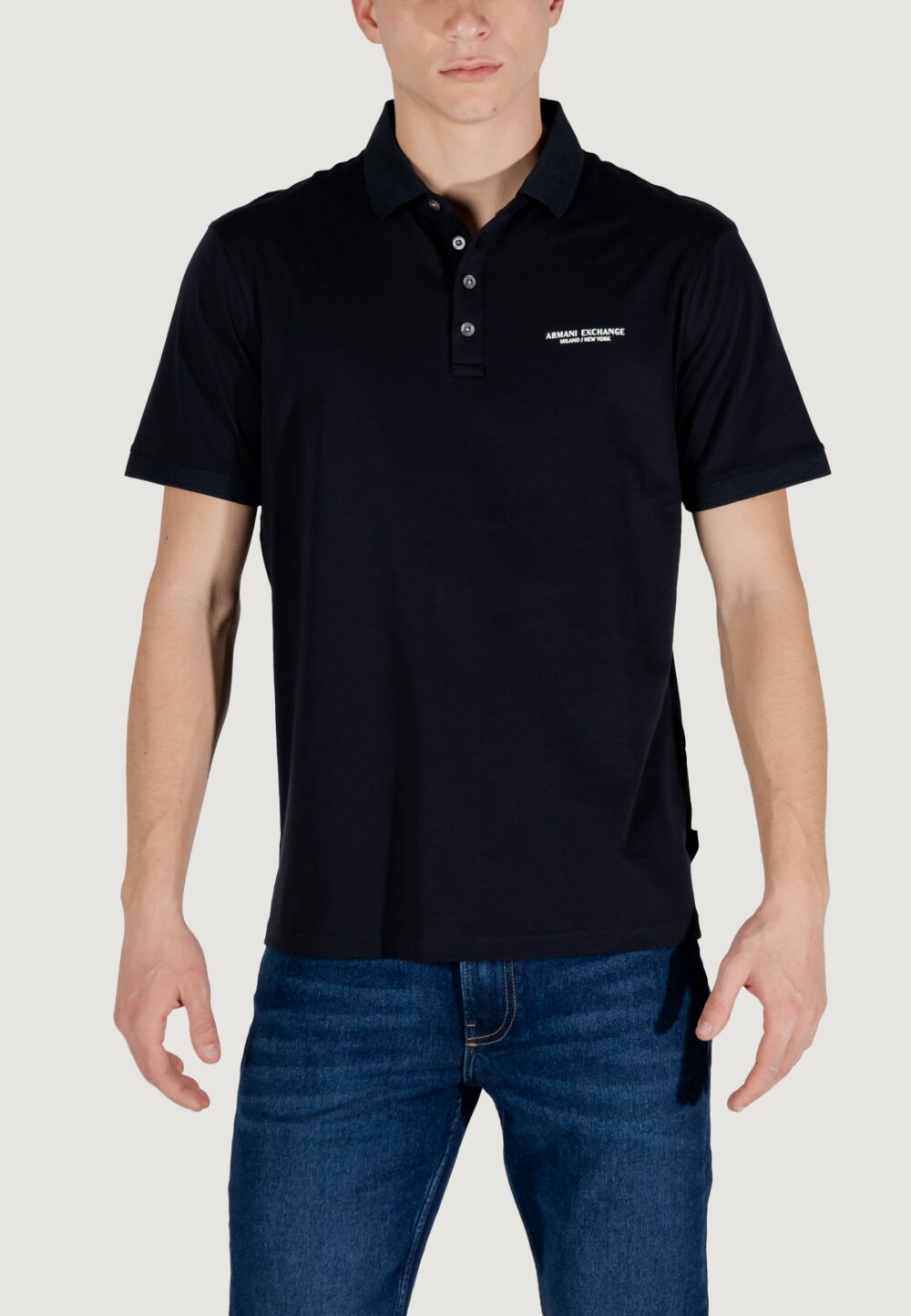 Polo manica corta Armani Exchange Blu - Foto 1