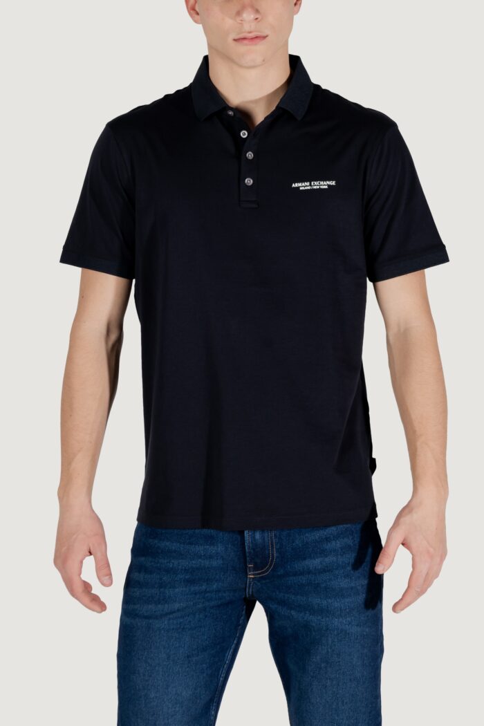 Polo manica corta Armani Exchange  Blu
