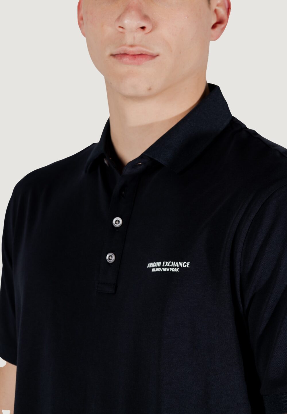 Polo manica corta Armani Exchange Blu - Foto 2