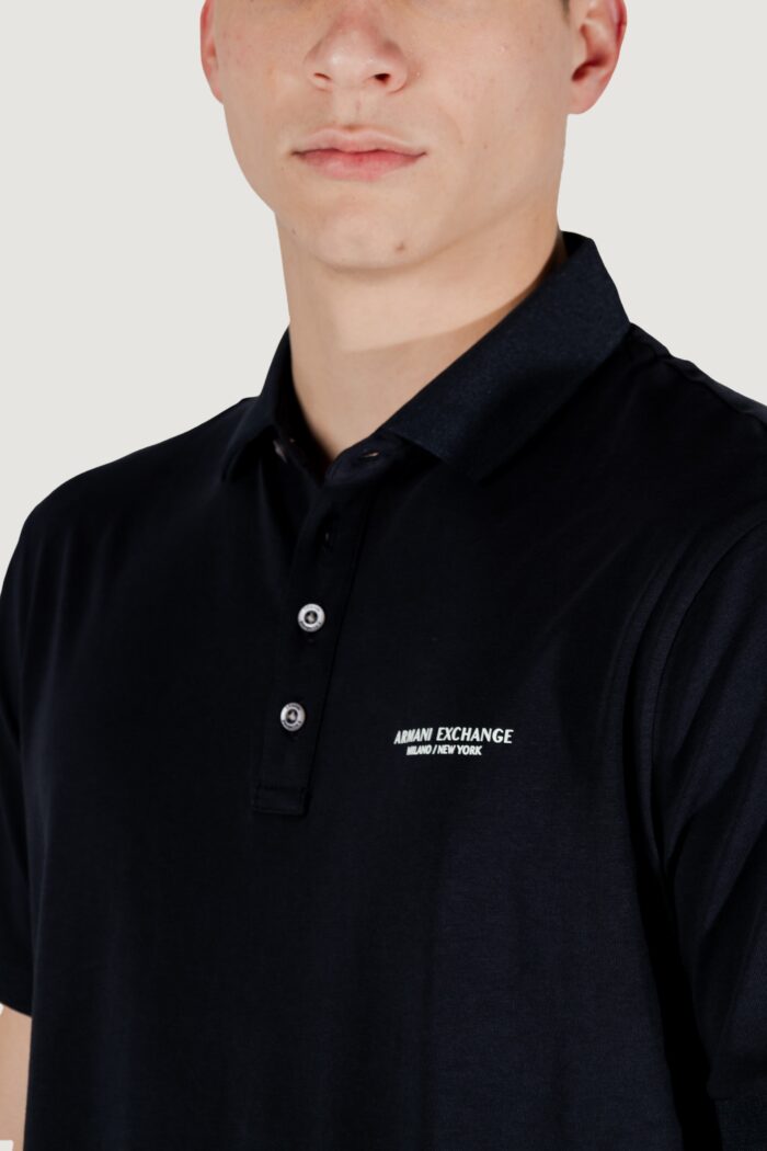 Polo manica corta Armani Exchange  Blu