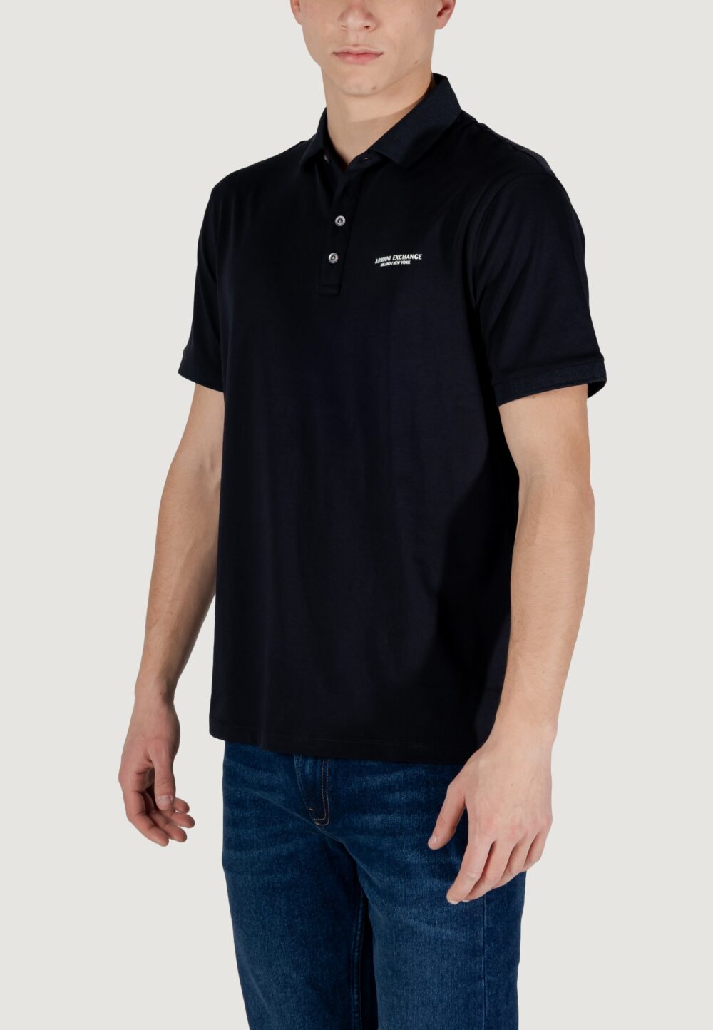 Polo manica corta Armani Exchange Blu - Foto 4