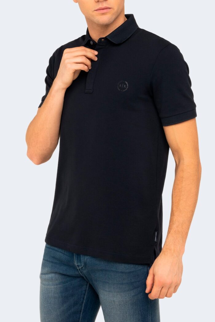Polo manica corta Armani Exchange  Blu